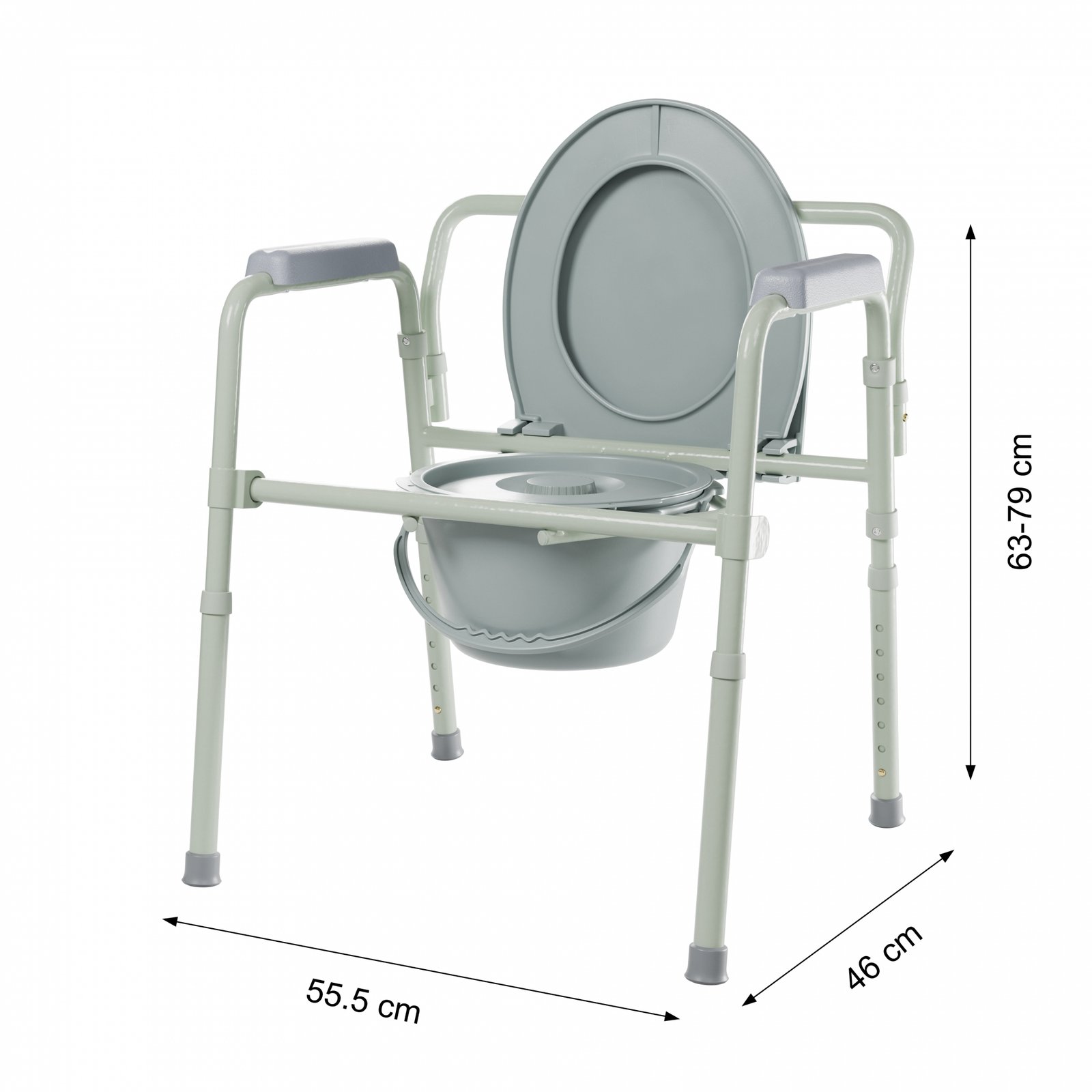 Suglaudžiama tualeto kėdė - Image 7