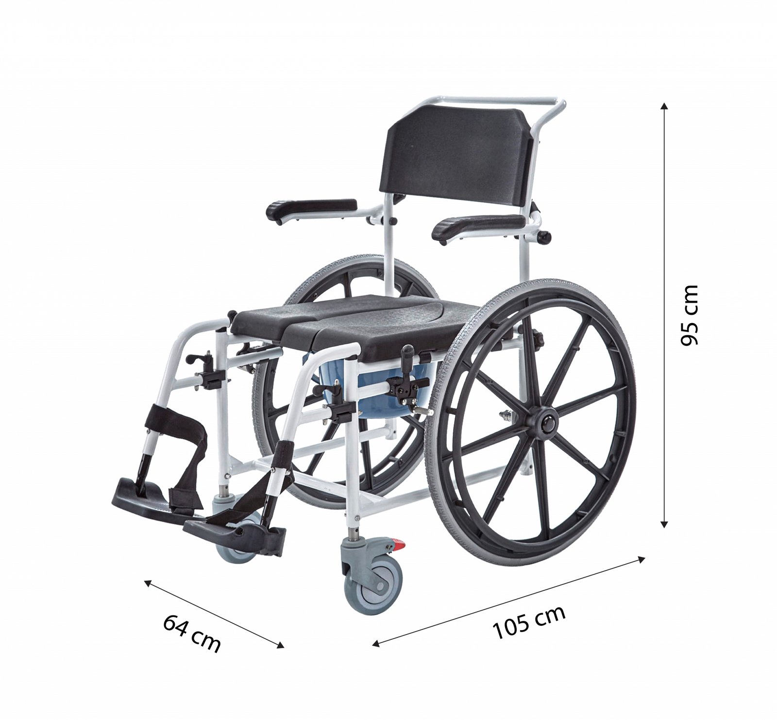 Tualeto - dušo vežimėlis AKVA GO - Image 6